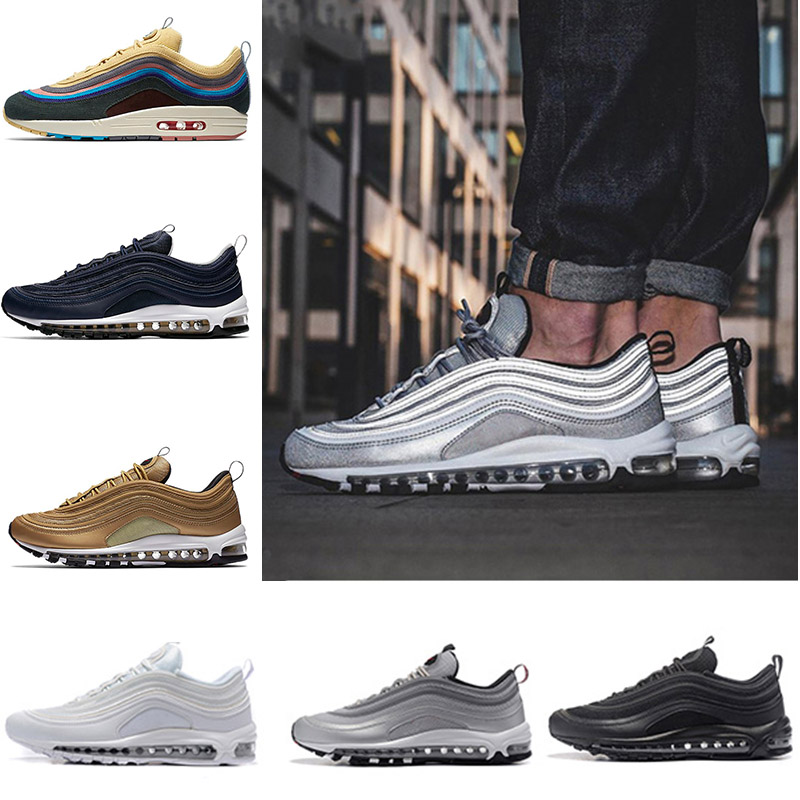 

2022 97 running shoes 97s mens womens Sean Wotherspoon Jesus Satan Halloween Bred Jayson Tatum Gradient Fade outdoor sports trainers sneakers