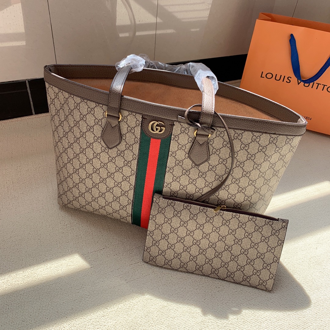 

GGYSLLVLouisVitton Wallets Ophidia 2pcs Tote Shoulder Shopping Bags Onthego Vutton Designers Luxurys Handbags Purse, Red;black