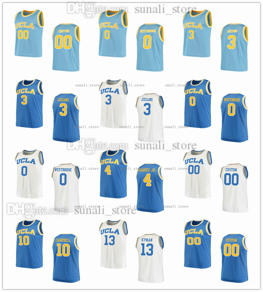 

NCAA UCLA Bruins College Basketball Jerseys 3 Johnny Juzang Jaquez Jr. 2 Cody Riley 12 Mac Etienne 34 David Singleton 0 Jaylen Clark 20 Logan Cremonesi 1 Jules Bernard, Men white