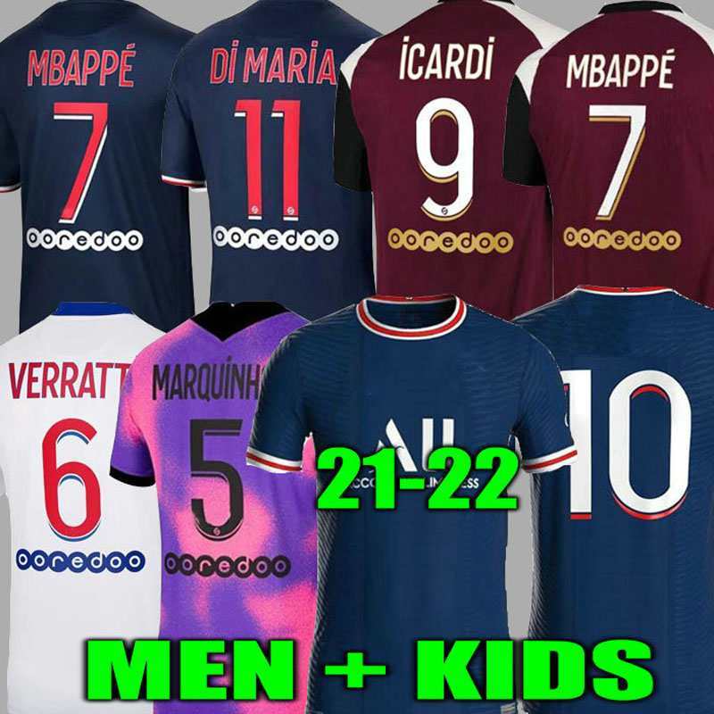 

psgsoccer jersey Maillots football 20 21 22 ICARDI MBAPPE shirt men kids maillot de foot hommes enfants KIMPEMBE 4TH GANA KEAN MARQUINHOS, 20 21 away