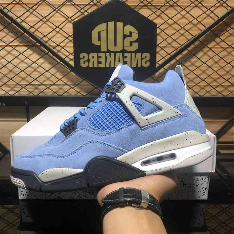 

Shoes Cream Sail Jumpman 4 4s Men Women Boy Basketball University Blue Bred Off Nior J Cactus Jack White Cement Guava Lce, Customize