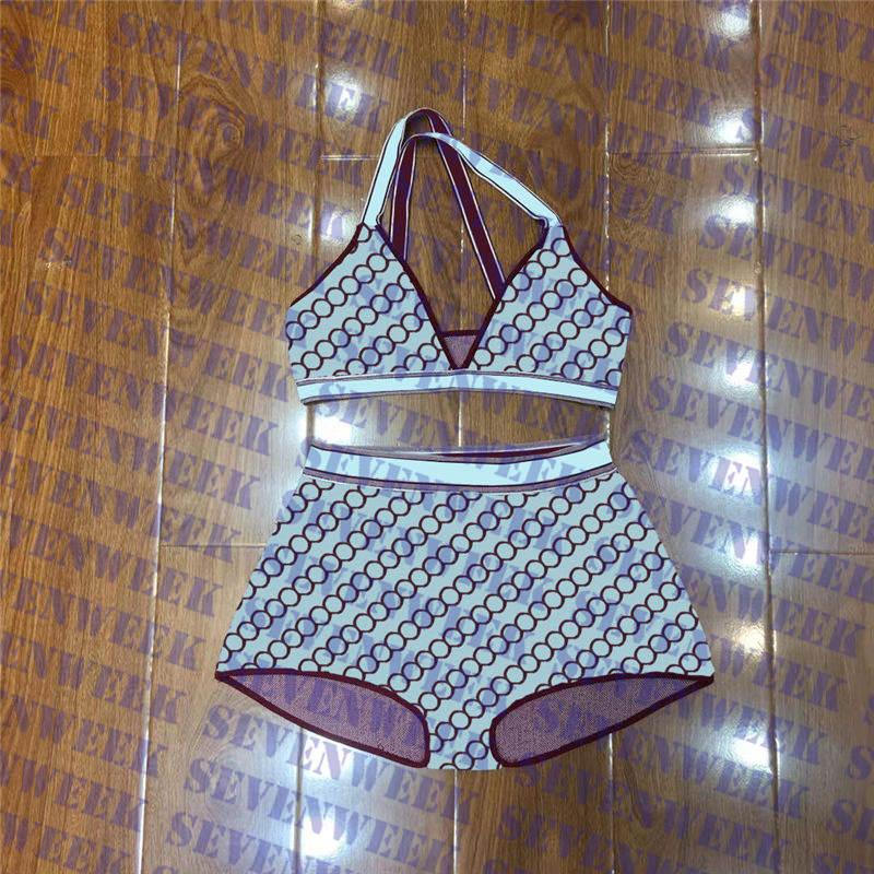 

Designers Womens Swimwear Bikinis Underwear Summer Beach Swimsuit High Waist Knitted Ladies Sexy Bikini Bathing Suit, Black