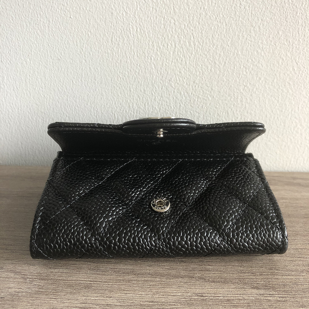 

Miercol genuine leather coin purse card holder flap cover, Red;black