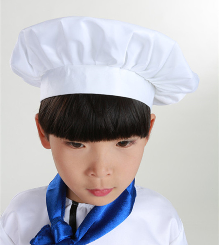 

Children's cook hat kitchen el western restaurant work cloth student children's men and women's, Yellow