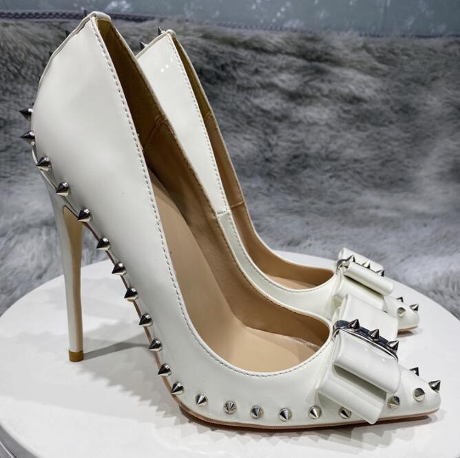 

Luxury Brand Designers Shoes Womens Red Bottoms High Heels 8cm 10cm 12cm plus size eu34 to 44 45 Pumps Pointed Toes banquet wedding Split ni, Black
