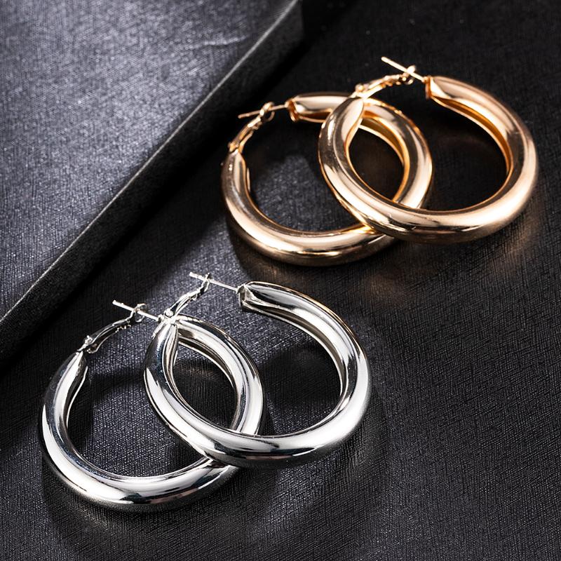 

Hoop & Huggie 2021 Double Eleven Fashion Gold Color Metal Drop Earrings Stainless Steel Simple Knot Twist Women Statement Jewelry