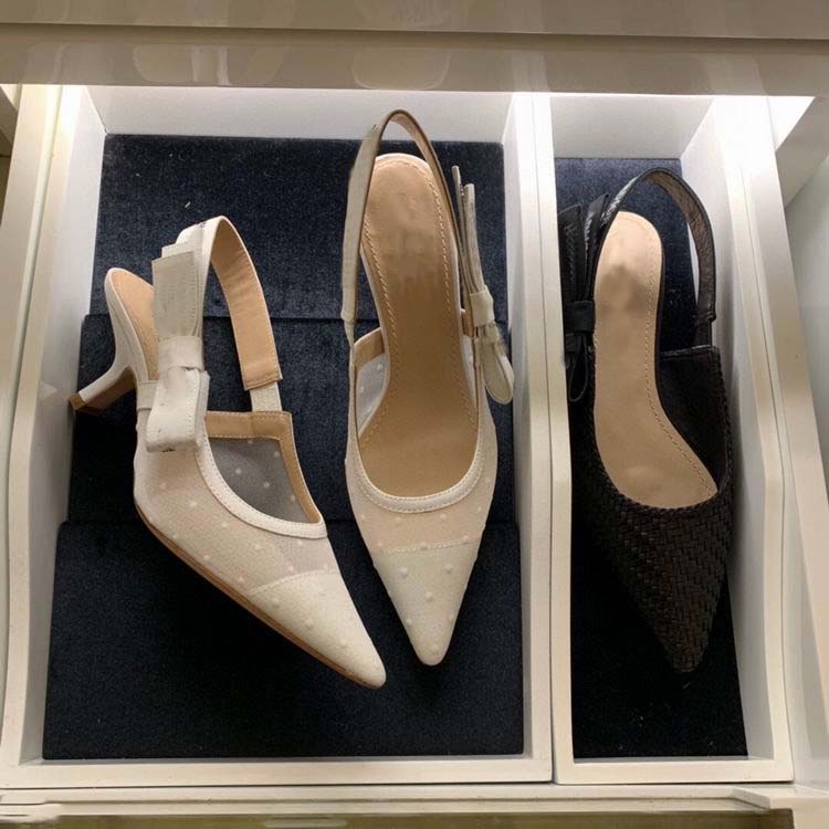 

Dress shoes Low-heel women 1.5 6.5 9.5cm Flat casual Authentic cowhide Metal buckle Ladies leather Mules Princetown Lazy Large size 34