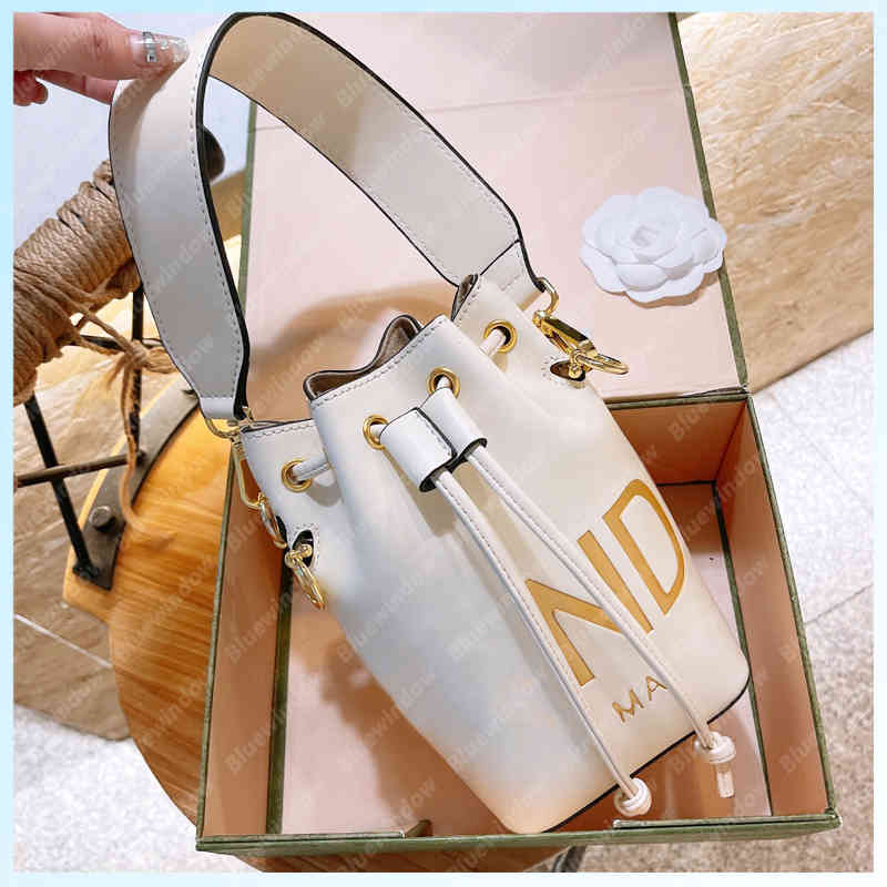 

2021 Bucket Bag Women Shoulder Bags Drawstring mini mon tresor Luxurys Designers Handbag Crossbody Wallet Designer Clutch Handbags 22, Beige