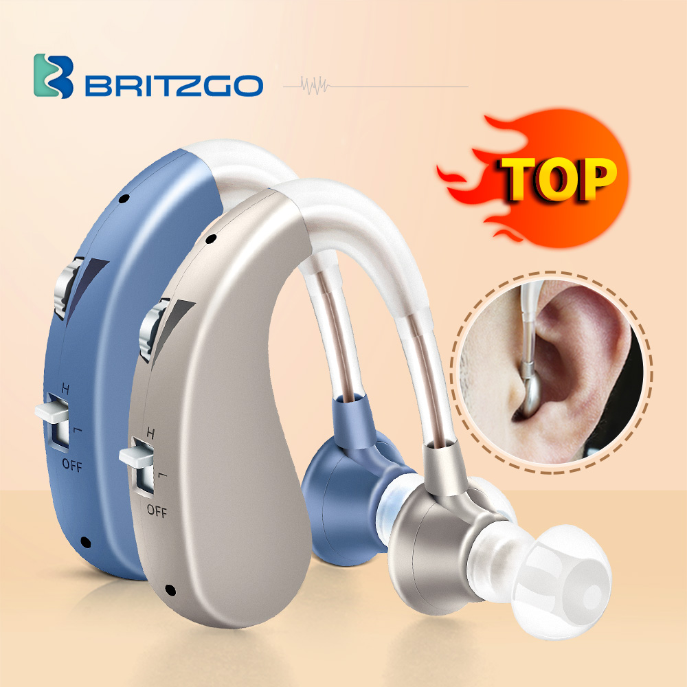 

Britzgo Hearing AidsWireless Hearing Amplifier USB Rechargeable Digital For Deafness Elder Adjustable Sound Voice BHA-1204Scouts