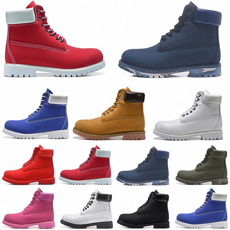 

men boots Mode bottes designer hommes femmes chaussures en cuir de qualitÃ© supÃ©rieure bottines d'hiver pour cowboy jaune rouge bleu noi, Black