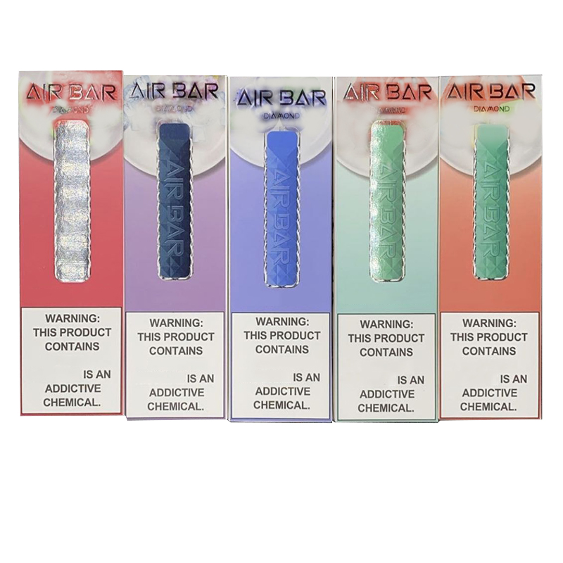 

Newest AIR BAR DIAMOND Disposable Vape E Cigarette Pen Pod Device Built-in 380mah battery Pods 500 puffs Dab Starter Kit vs Puff Plus Bang xxl
