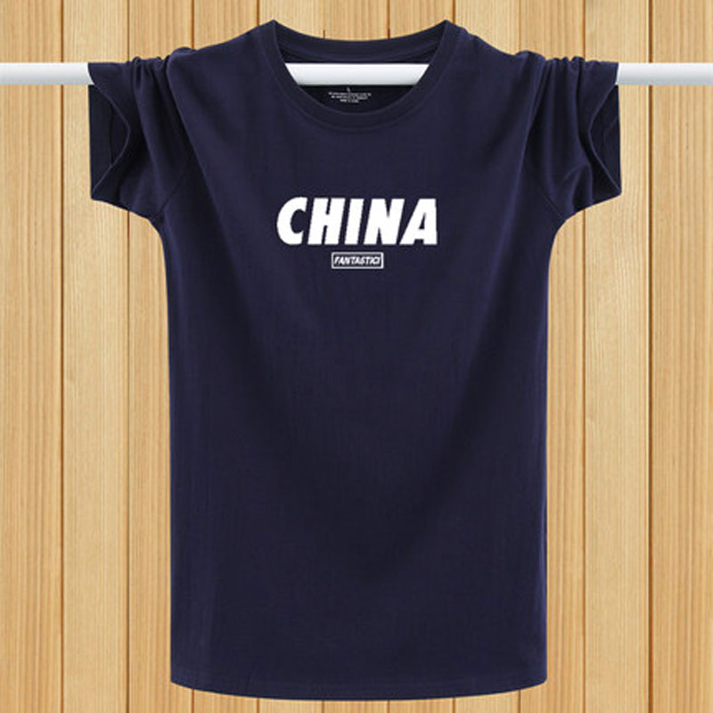 

152 fashion Men T-Shirts Cotton Shirts Solid Color Short Sleeve Tops Slim Breathable Men's streetwear Male Tees Asia size XXXL clothes, 19