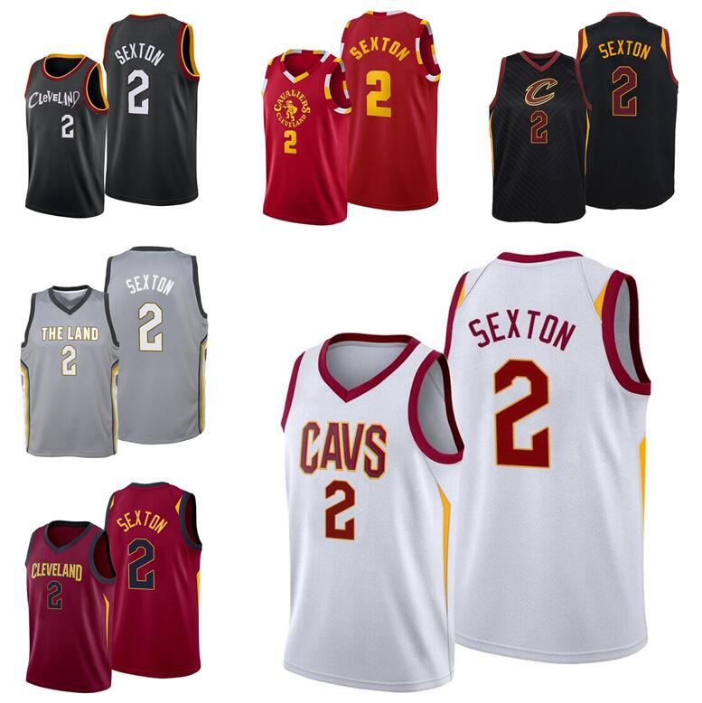 

Colin Sexton jersey ClevelandCity Basketball Jerseys Men Youth S-XXL in stock, Black;red