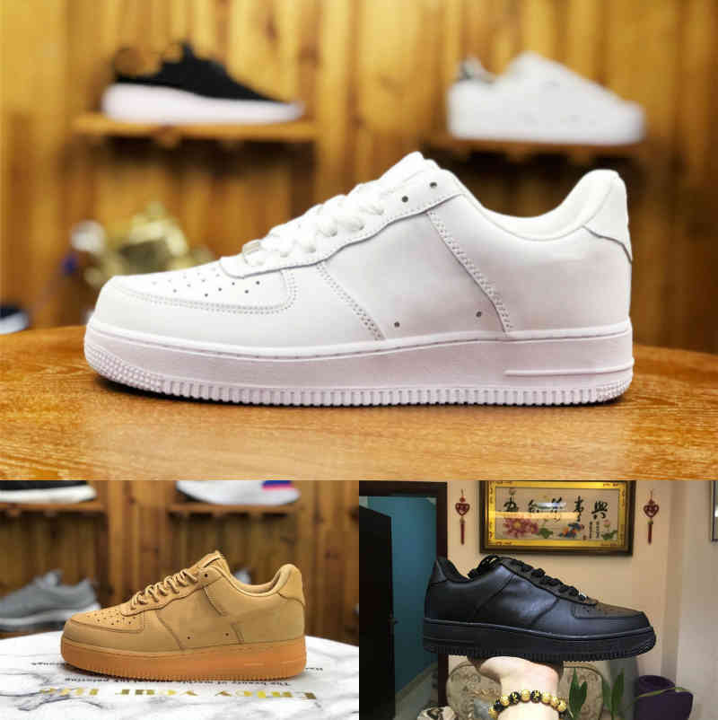 

Wholesale 2022 New Designers Outdoor FORCES Men Low Skateboard Shoes Cheap One Unisex 1 Knit Euro Airs High Women All White Black Wheat Sports Sneakers T669, Please contact us