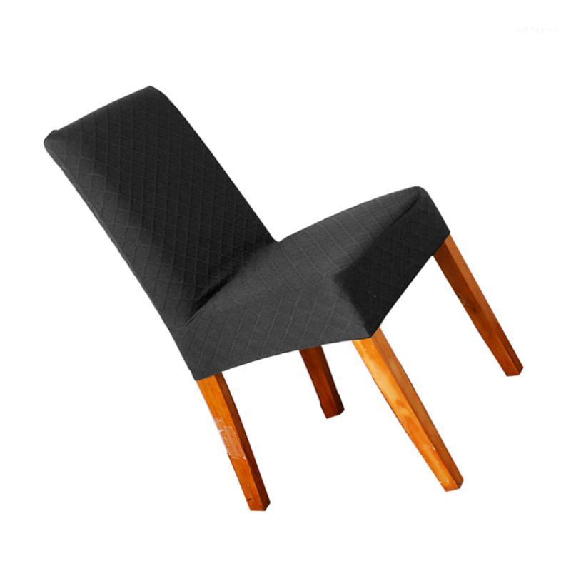 

Chair Covers Color Cover Household Seat Slipcover Practical Protector Home Ornament For El Restaurant (Black)