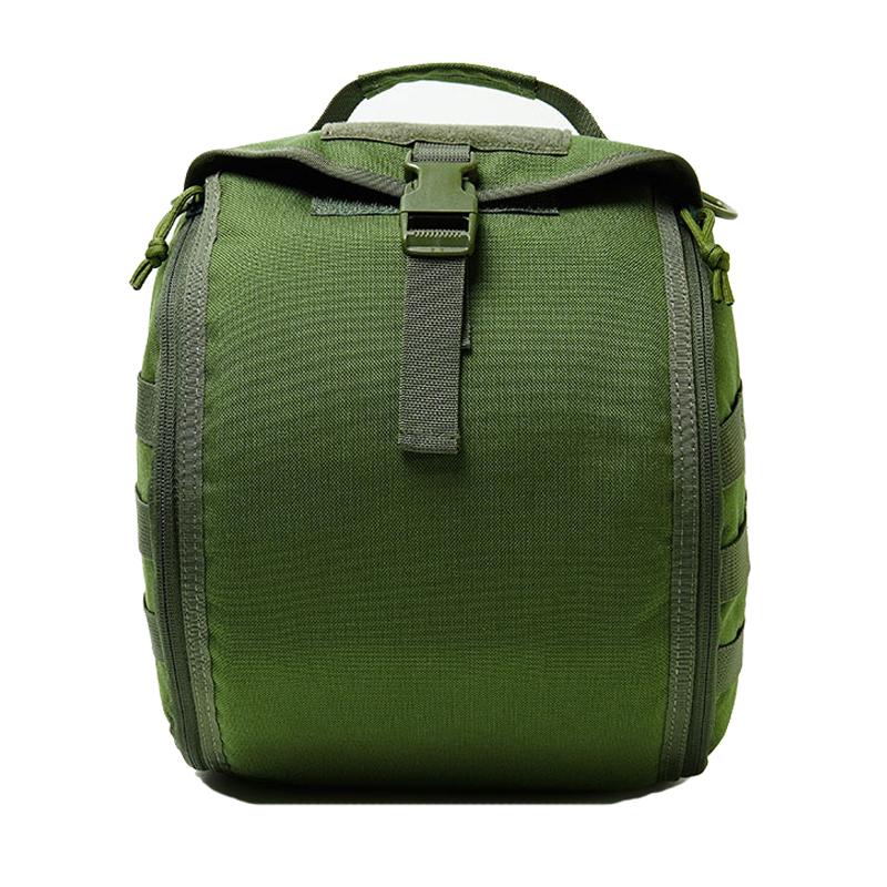 

Cycling Helmets Outdoor Tactical Helmet Bag Military Fast MICH Molle Pouch Equipment Hunting Camouflage Storage, Black