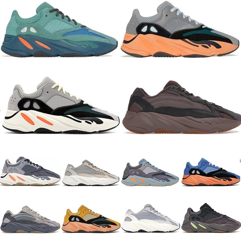 

Running Shoes 700 Mauve Wash Orange Solid Grey Faded Azure Cream Bright Blue V2 Sneakers For Men Women Sports Runners Jogging Walking Designers Trainers, 45