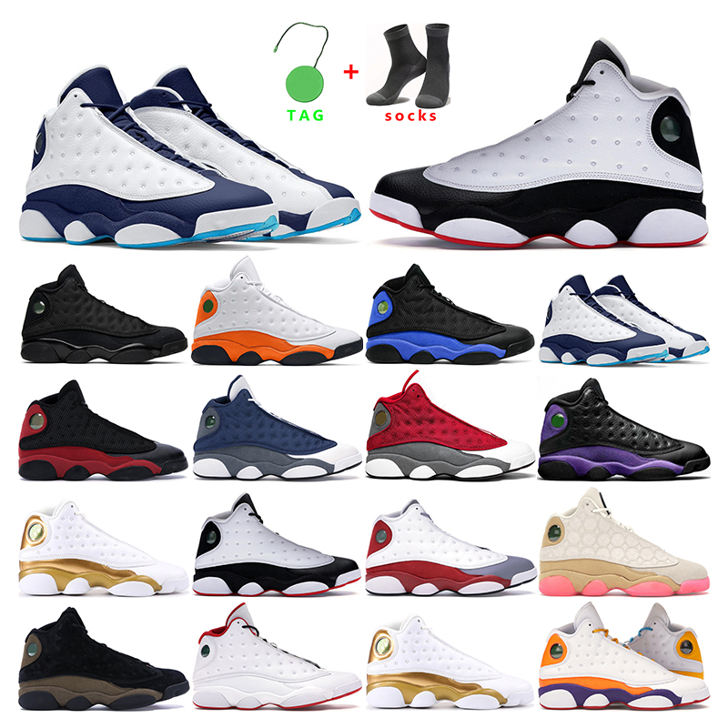 

men basketball shoes 13s mens trainers 13 women Hyper Royal Red Flint Court Purple black cat He Got Game Chicago sports sneakers