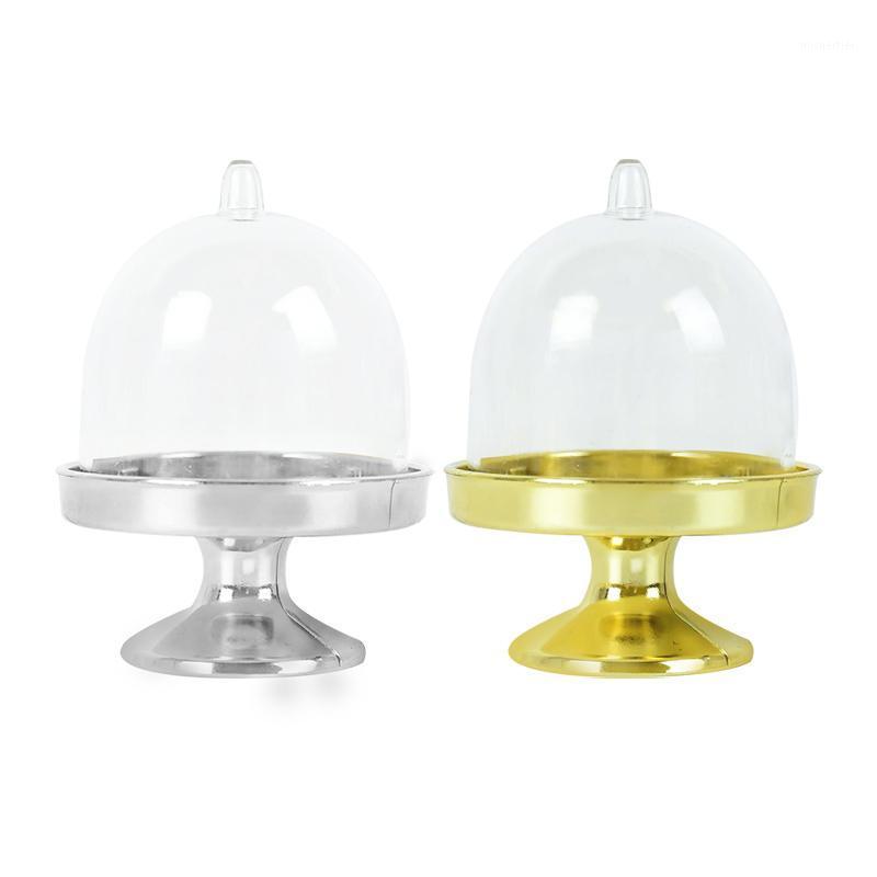 

Gift Wrap 4pcs Gold Silver Plastic Guests Tray Shape Candy Holders Box Chocolate Boxes Wedding Kids Birthday Party Favors Supplies