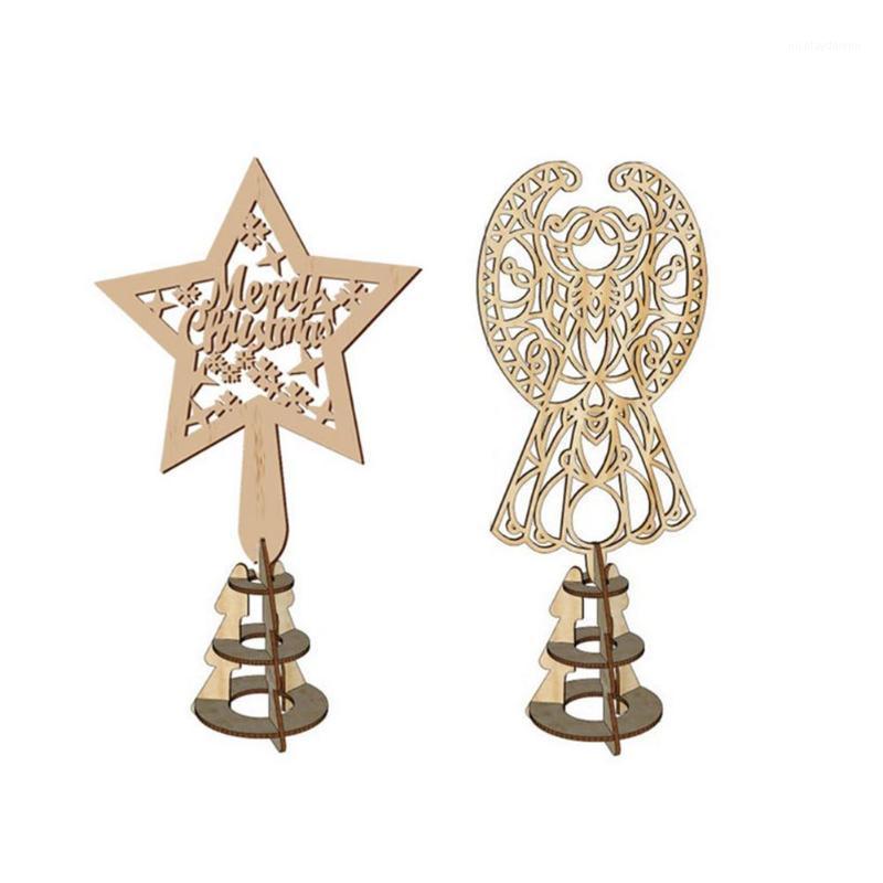 

Christmas Decorations 2Pcs Tree Topper Treetop Hollow Star High-Quality Material Home Decoration