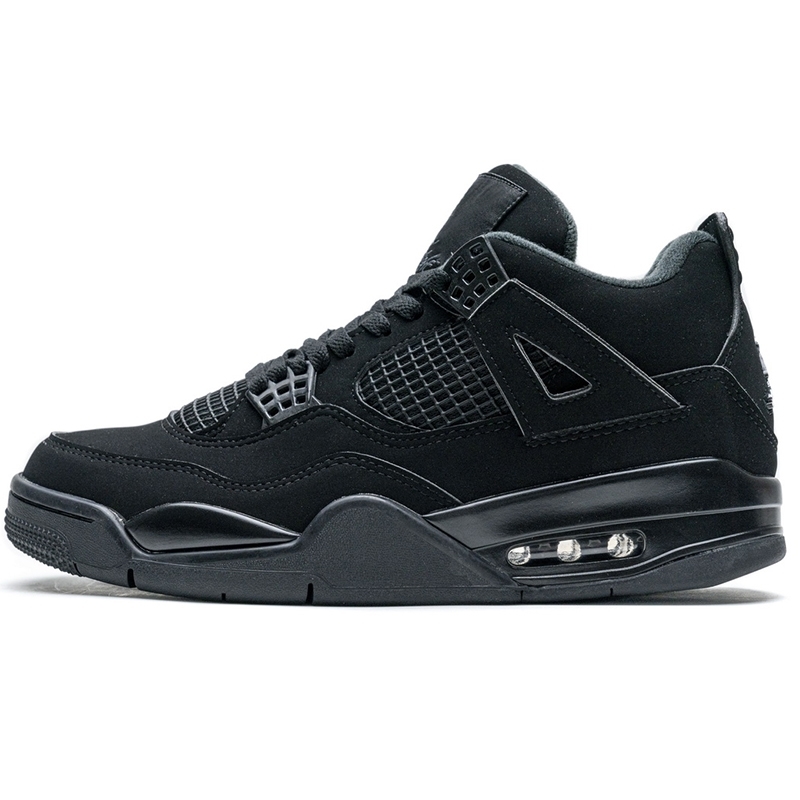 

Black Cat Jumpman 4 4s shoe Mens Womens Shoes, #1