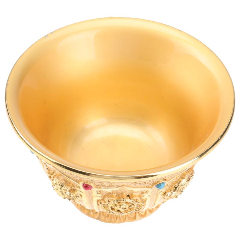 

Cat Bowls & Feeders 1Pc Temple Copper Bowl Meditation Water Supply Offering