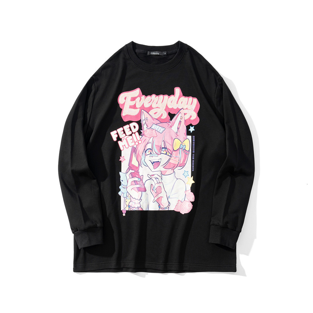 

Sweatshirts Cartoon cartoon character printed sweater for men Hoodie, White