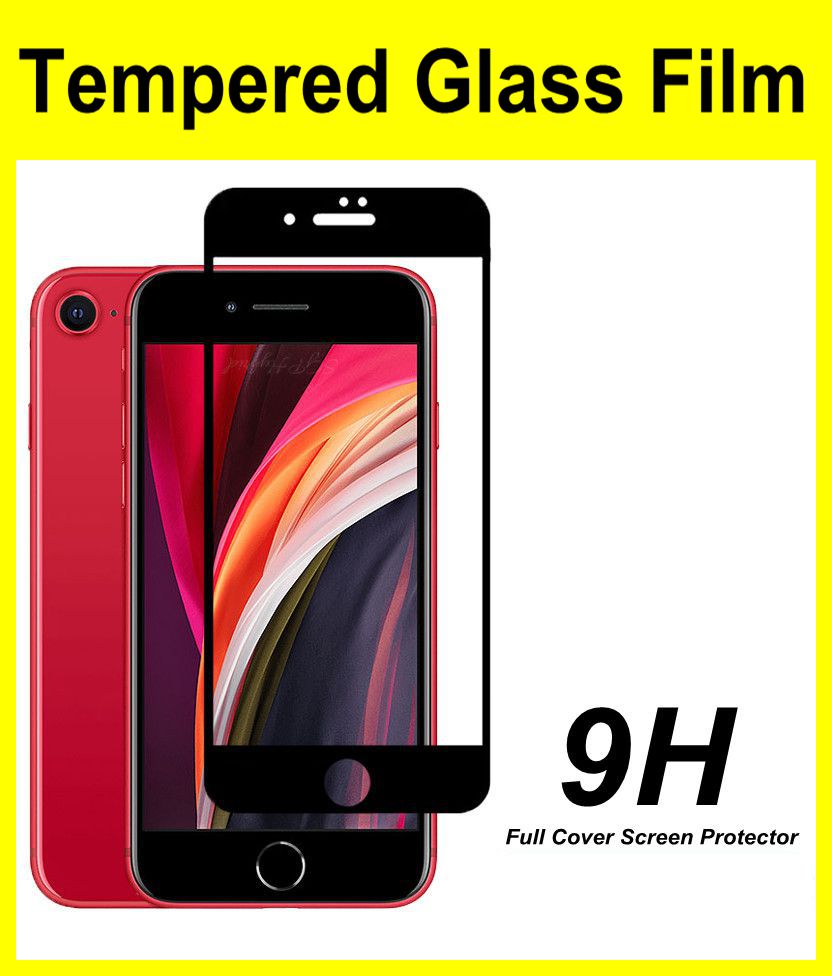 

Full Protection Screen Protectors For iPhone 6 7 8 Plus XR XS 11 12 Mini Pro Max Clear Tempered Glass Film