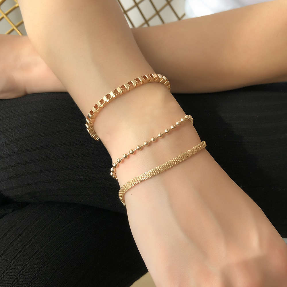 

B1249 personalized metal chain bracelet for women, Golden;silver
