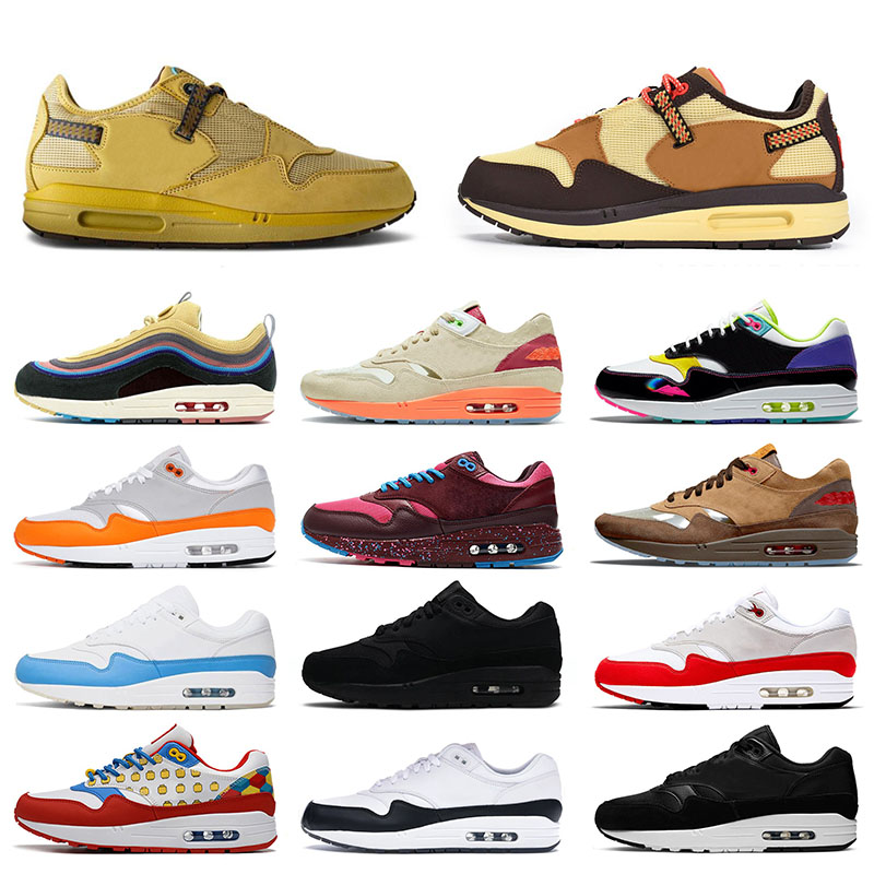 

MX 1 87 Wheat Baroque K.O.D. CHA running shoes 1s London Kiss of Death elephant amsterdam UNC Schematic University Blue Taupe Haze men women sports sneakers, A13 sketch to shelf 36-45