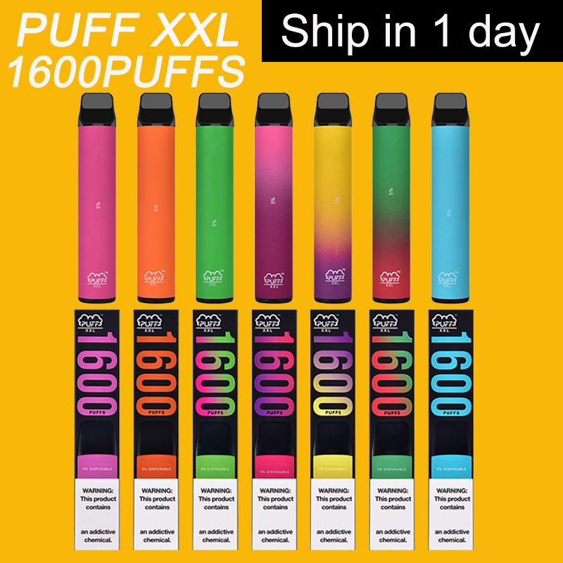 

PUFF Bar XXL Disposable Device 1600+ hits E Cigarette Vape Pen Pro Max pod kits