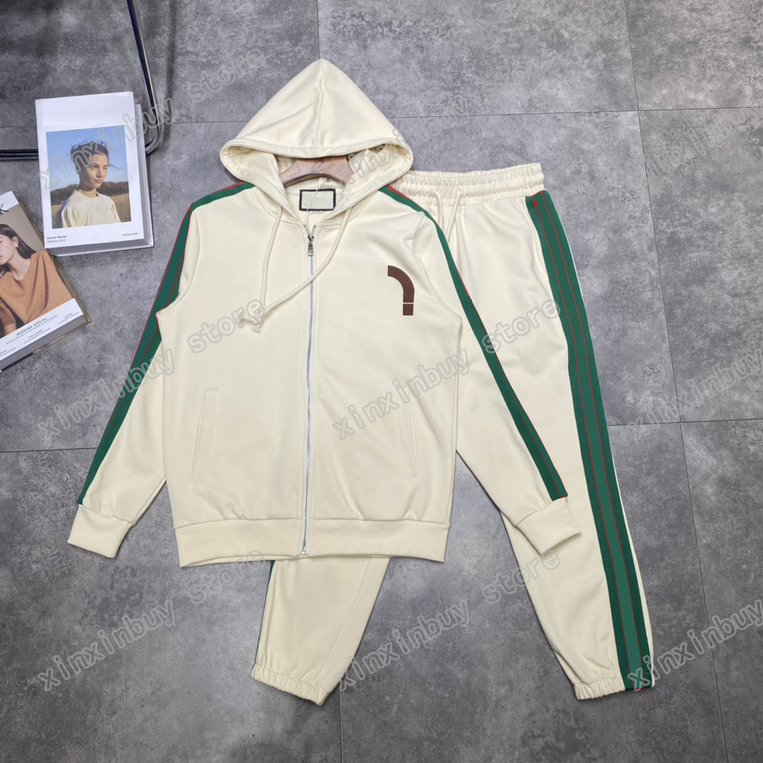 

21ss mens women designers tracksuits Hooded Color Splicing back Embroidery letter Streetwear Windbreaker fashion tracksuit men designer black green Apricot M-3XL, Multi