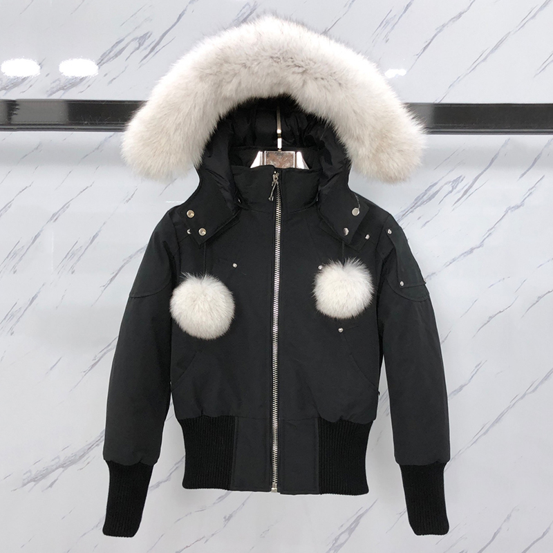

women short stlyle Moose Winter Down Jacket Coats womens zipper Outdoor Warm Parkas canada Doudoune clothing -XL, Customize (buy separately not deliver)