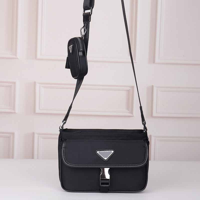

Shoulder bags men and women fashion designer dinner messenger bag nylon leather wallet backpack 2133 top quality coin purse, Size: 22cm