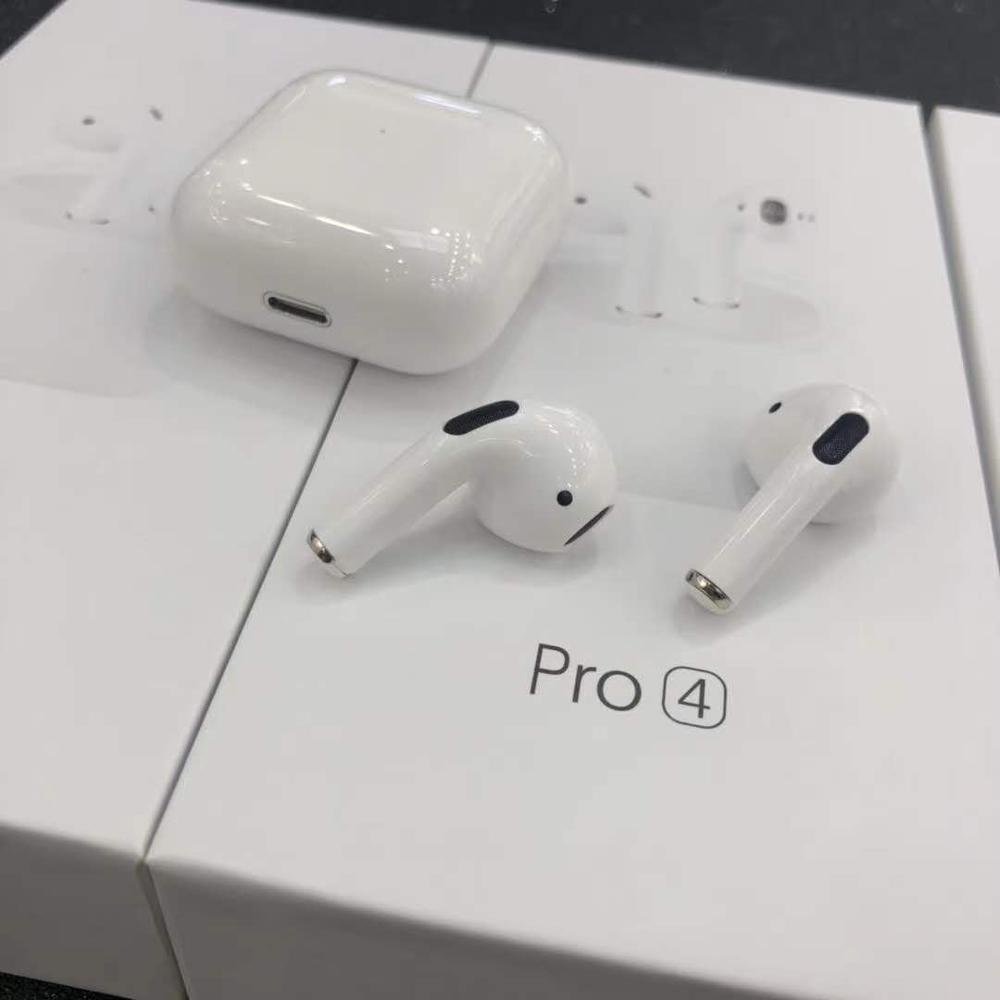 PRO4 TWS Wireless Earphones Bluetooth 5.0 Mini Earbuds with Charging Case Sports Handsfree Headset for Smart Phones PK I90000-image-724964994