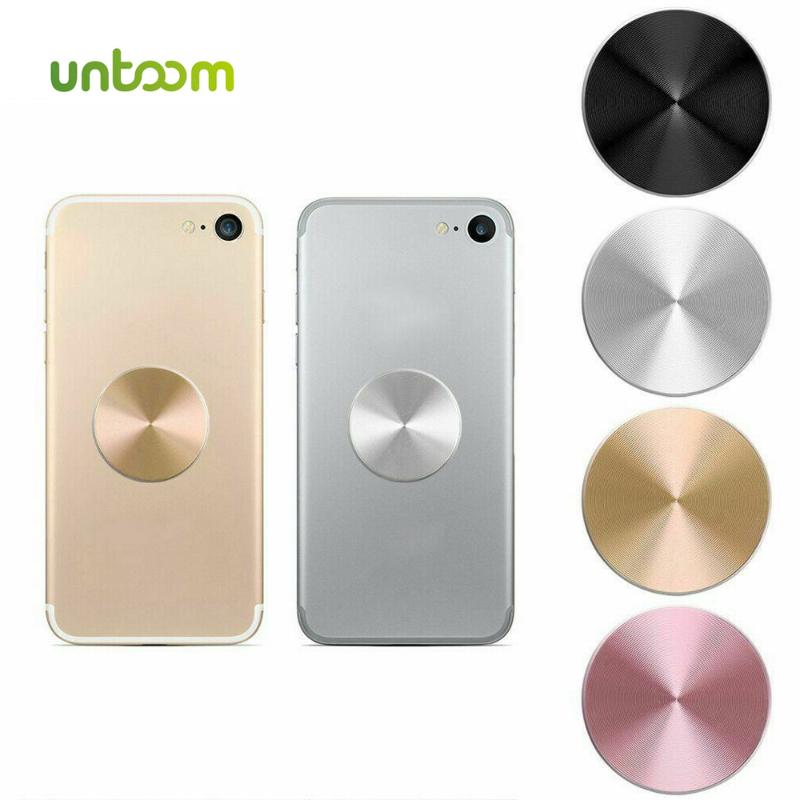 

Cell Phone Mounts & Holders Untoom Metal Plate For Magnetic Car Holder Universal Iron Sheet Disk Sticker Stand Mount Magnet Support