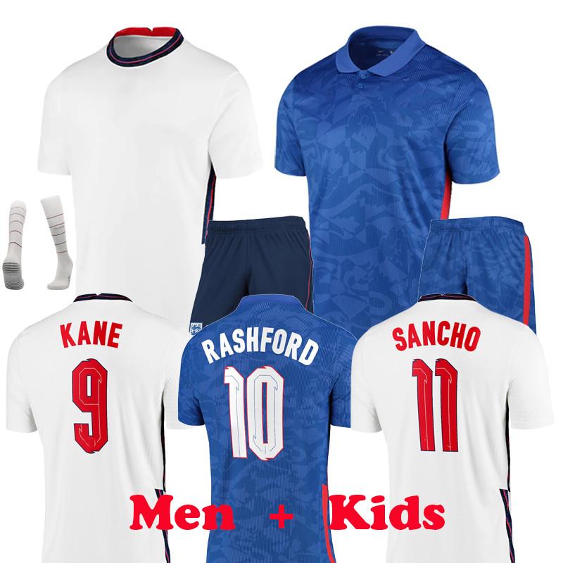 

ENGLAND soccer jersey 2022 KANE STERLING RASHFORD SANCHO HENDERSON BARKLEY MAGUIRE 20 22 national football shirts adult kids kit sets uniforms, Black