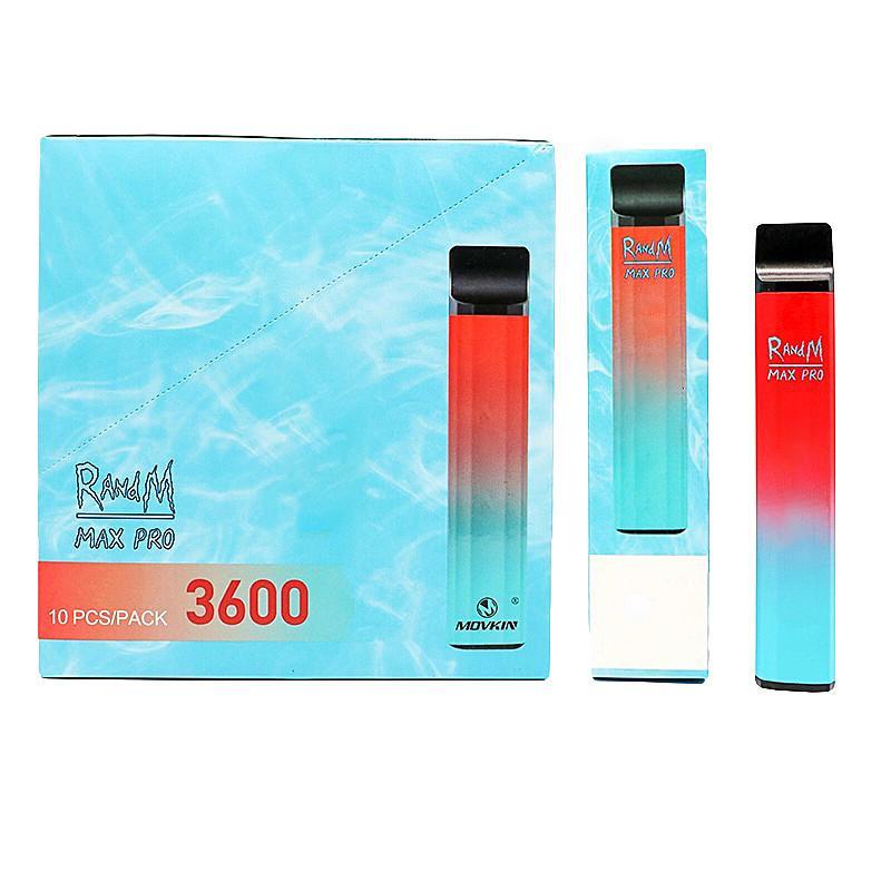 

RandM Max Pro puffs 3600 and dazzle 5000 cigarettes Disposable Pod Device Cartoon Printing Rechargeable 1100mAh Vape Pen