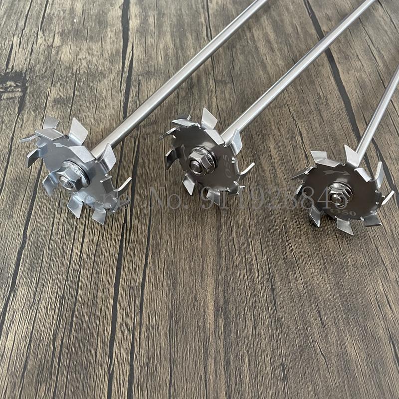 

Lab Supplies 1set Stainless Steel Dispersion Plate Paddle Disk Dispersing Machine Blade With Agitating Stirring Rod262Z