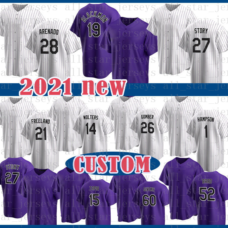 

Colorado 23 Kris Bryant Baseball Jersey Charlie Blackmon C.J. Cron Yonathan Daza Garrett Hampson Connor Joe Ryan McMahon Elias Diaz German Marquez Kyle Freeland, Mens(luoji)