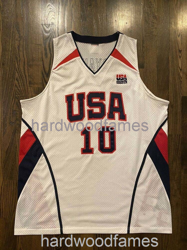 

Stitched Custom Vintage BRYANT #10 Dream Team FIBA Jersey MambaMen Women Youth Basketball Jerseys -6XL, White