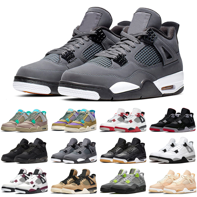 

cheaper 4s 4 Basketball Shoes Jumpman University Blue White Oreo Sail Black Cat Desert Moss Bred Fire Red Mens Trainers Sport Sneakers
