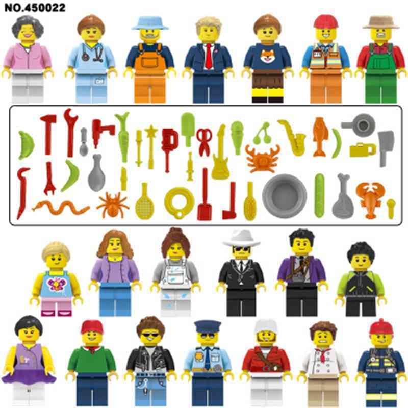 

Toy world 20 450022 cartoon dolls urban professional people wear life accessories animal weapons