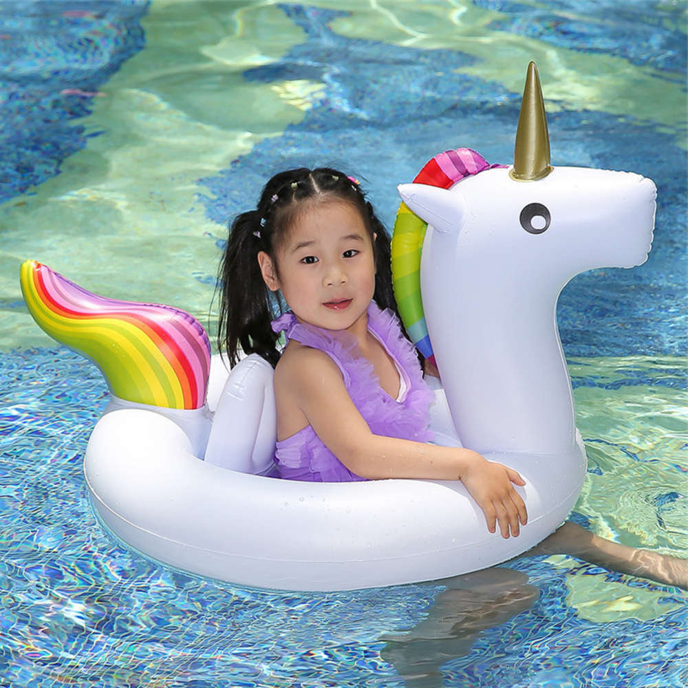 

Swimming ring inflatable Unicorn Flamingo children's swimming lifesaving baby sitting ring