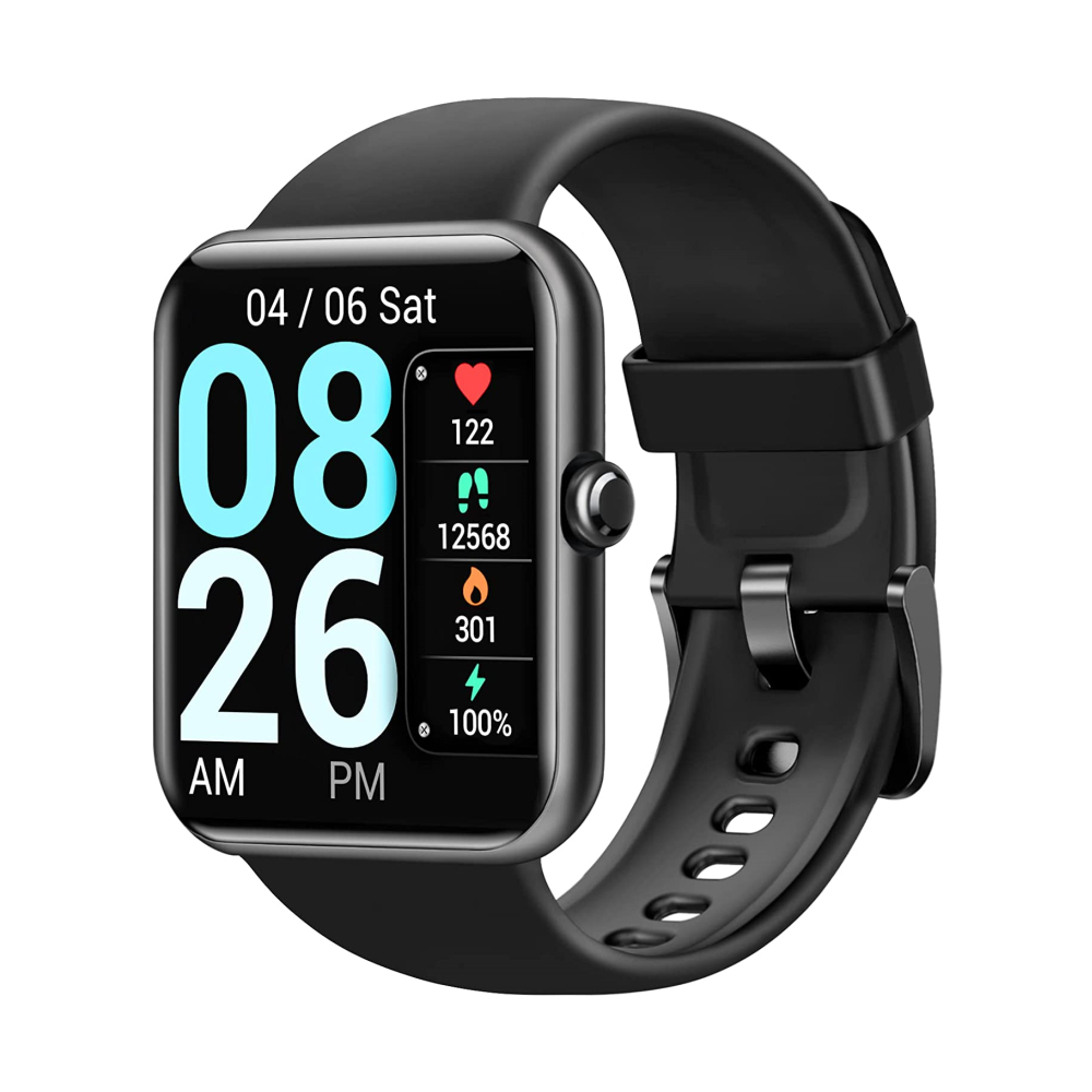 

Eurans Smart Watch for Men Women 1.55 Inch HD Bright Touchscreen Smartwatch Fitness Tracker with Heart Rate Monitor 5ATM Waterproof Pedomete