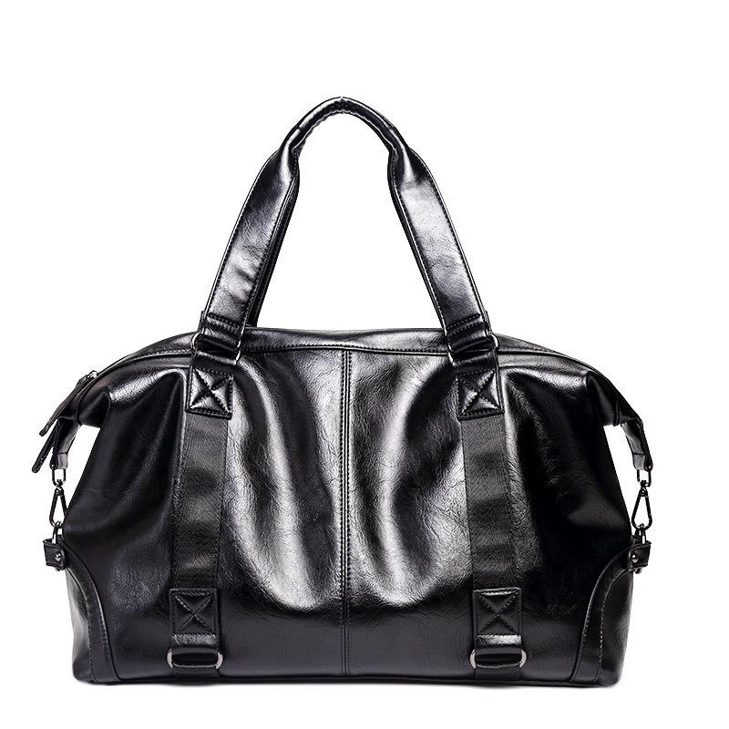 Duffel Bags Fashion Leather Travel Luxury Men Large Capacity Portable Male Shoulder Korean Boy Handbags Vintage Duffle-image-707953503