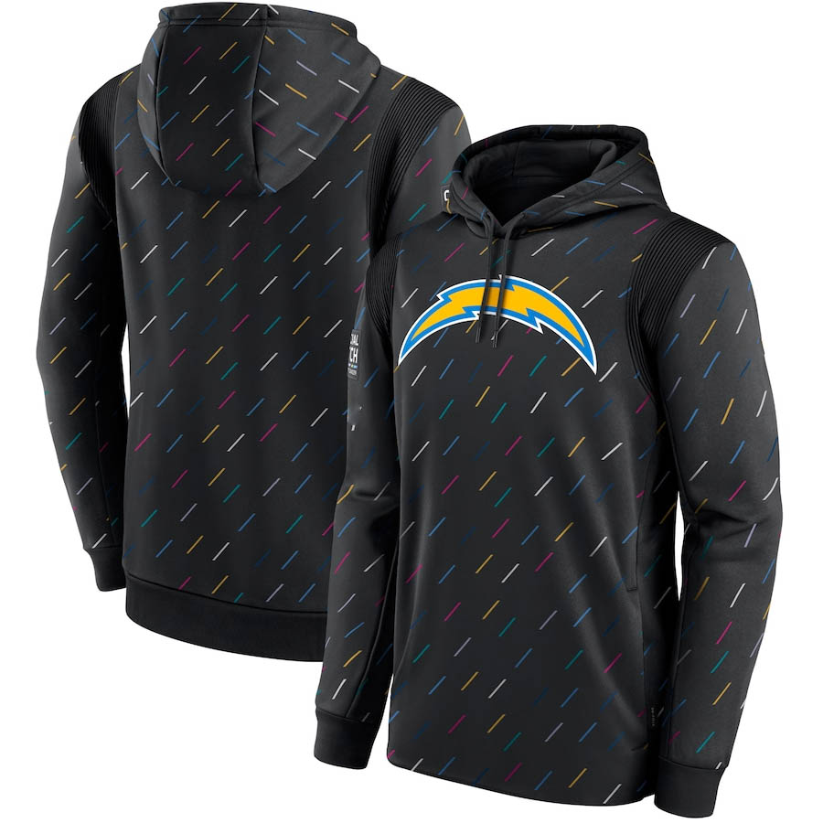 

Los AngelesChargersMEN Sweatshirt Crucial Catch Therma Pullover Hoodie, Black