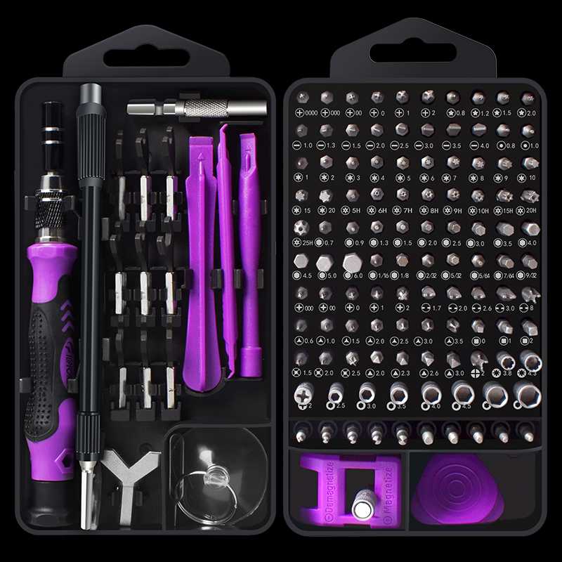 

Professional Hand Tool Sets 138 IN 1 Screwdriver Kit Electronic Repair Tools Precision Screw Driver Set With Case Phone Computer