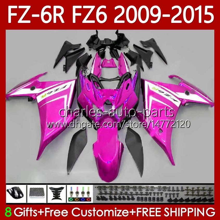 

OEM Fairings For YAMAHA FZ 6R 6N 6 FZ6 R N 600 FZ-6R FZ600 FZ6R 2009 2010 2011 2012 2013 2014 2015 Body 103No.128 Gloss Rose FZ-6N 09 10 11 12 13 14 15 FZ6N 09-15 Bodywork Kit, No. 23 gloss
