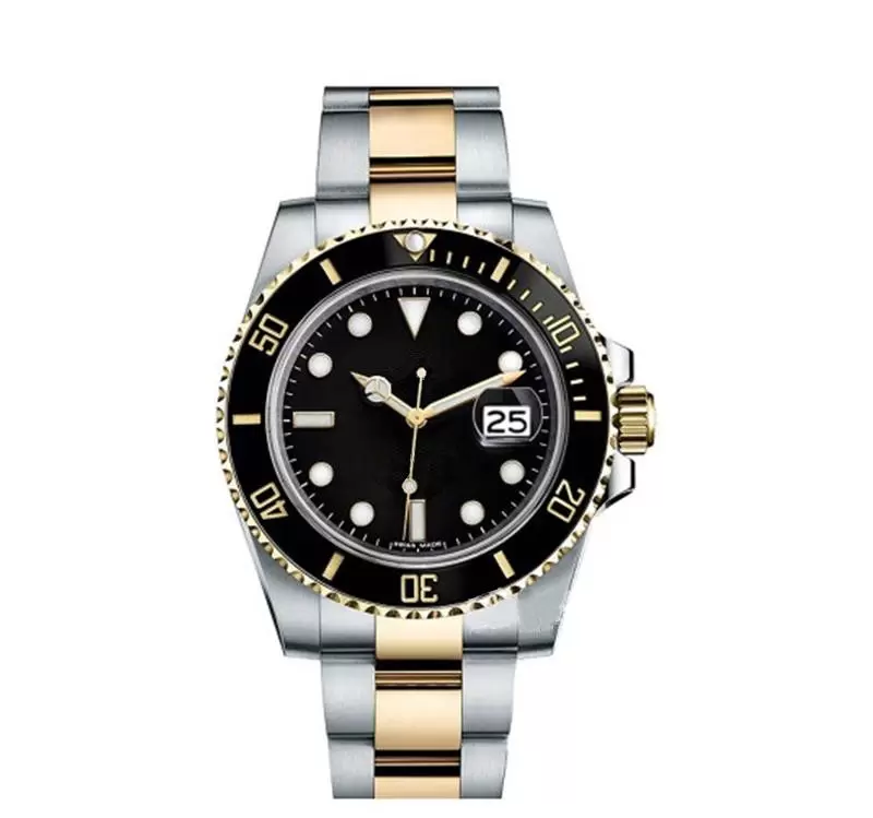 

With Box men watch 40mm 116610 Mechanical automatic watch Ceramic bezel Sapphire watches Glide buckle 2813 movement watches wristwatch 2022, Style 1 original box + watch